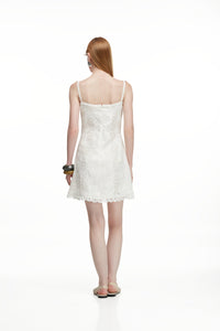 Rocio Mini Dress in White