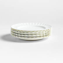 Capella White Bone China Salad Plate