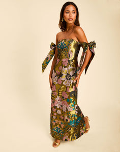 Capri Convertible Gown in Fleur Baroque