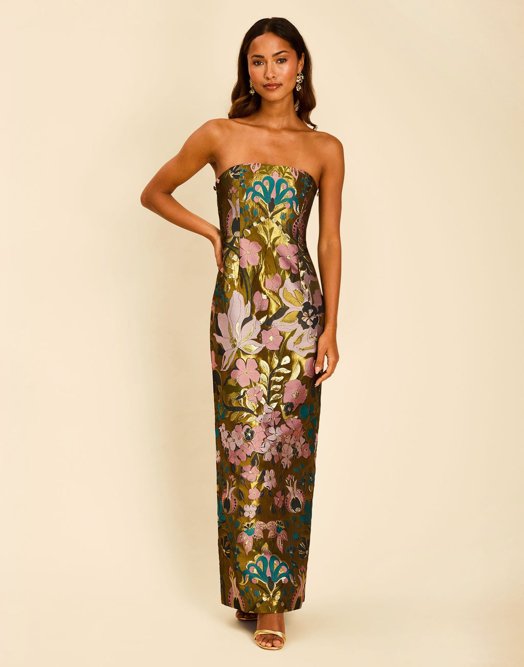 Capri Convertible Gown in Fleur Baroque