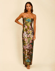 Capri Convertible Gown in Fleur Baroque