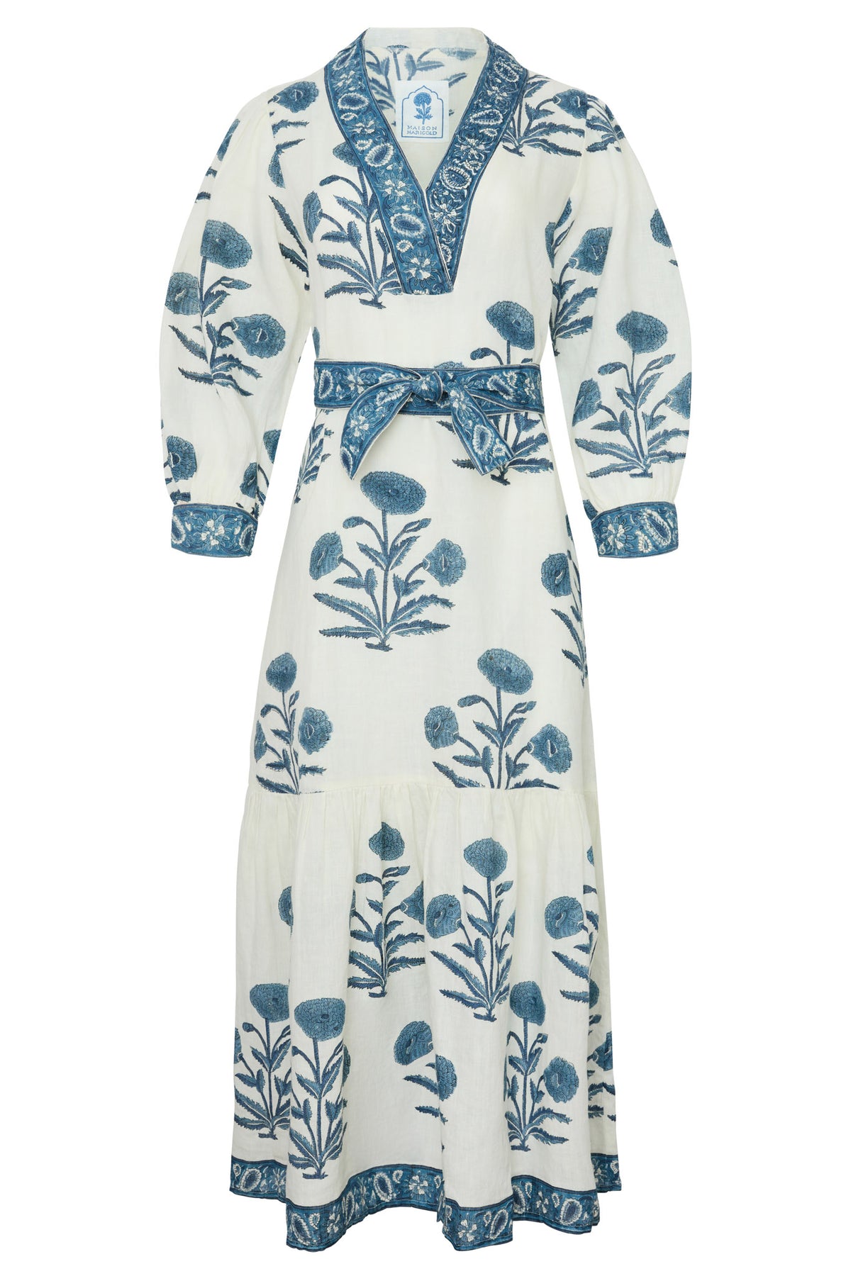 Capri Maxi Dress in Indigo