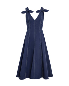 Caprice Dress in Maritime Blue