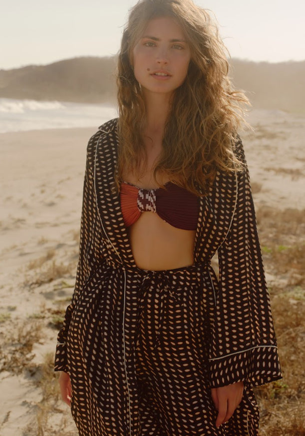 Emma Top in Purple & Speziato