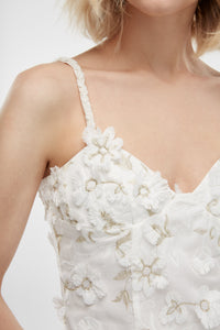 Viole Mini Dress in White