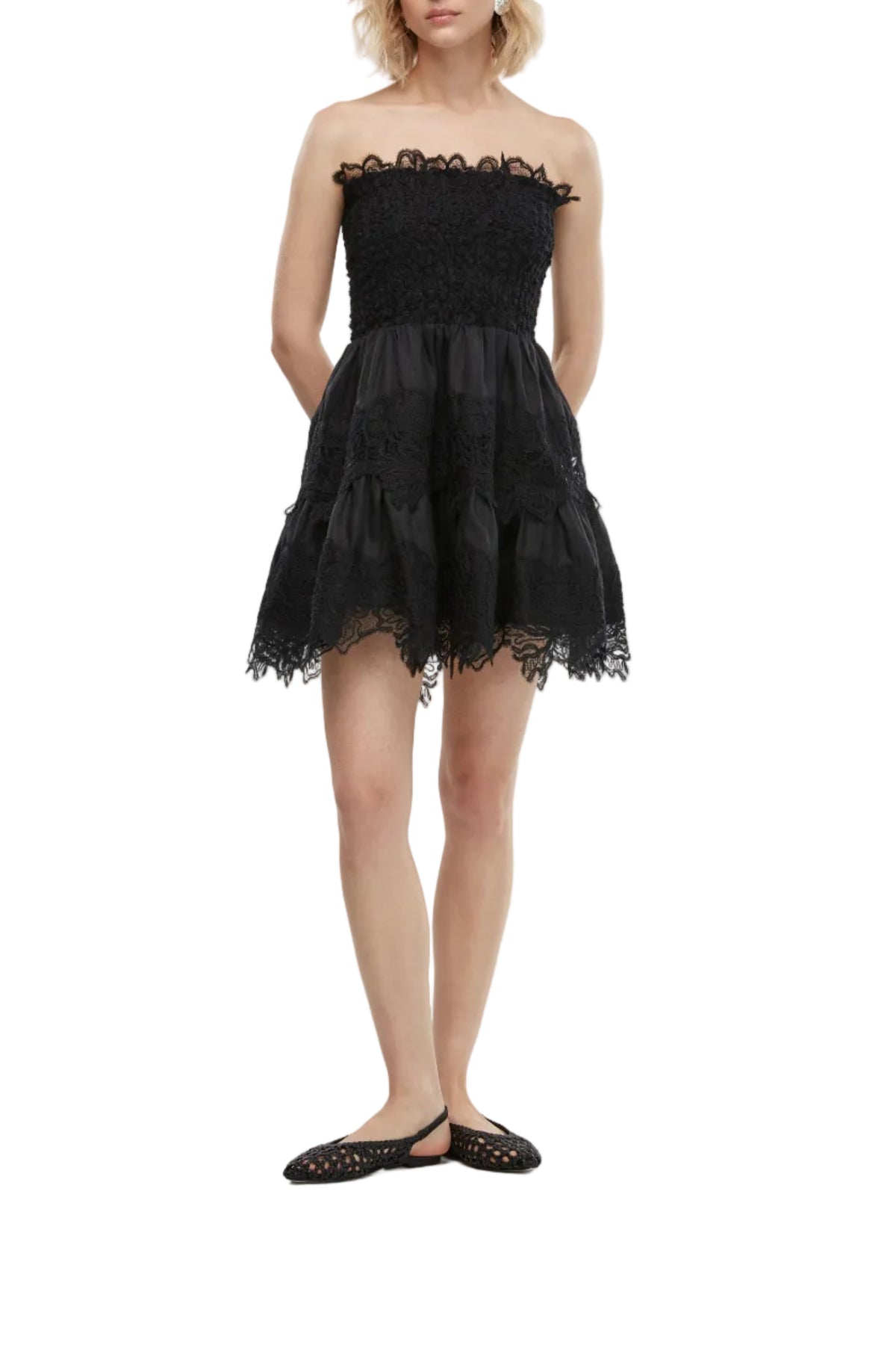 Brisa Mini Dress in Black