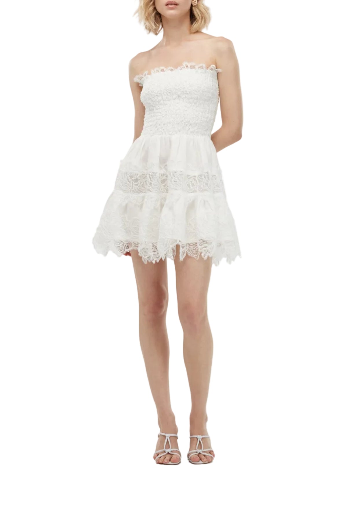 Brisa Mini Dress in White