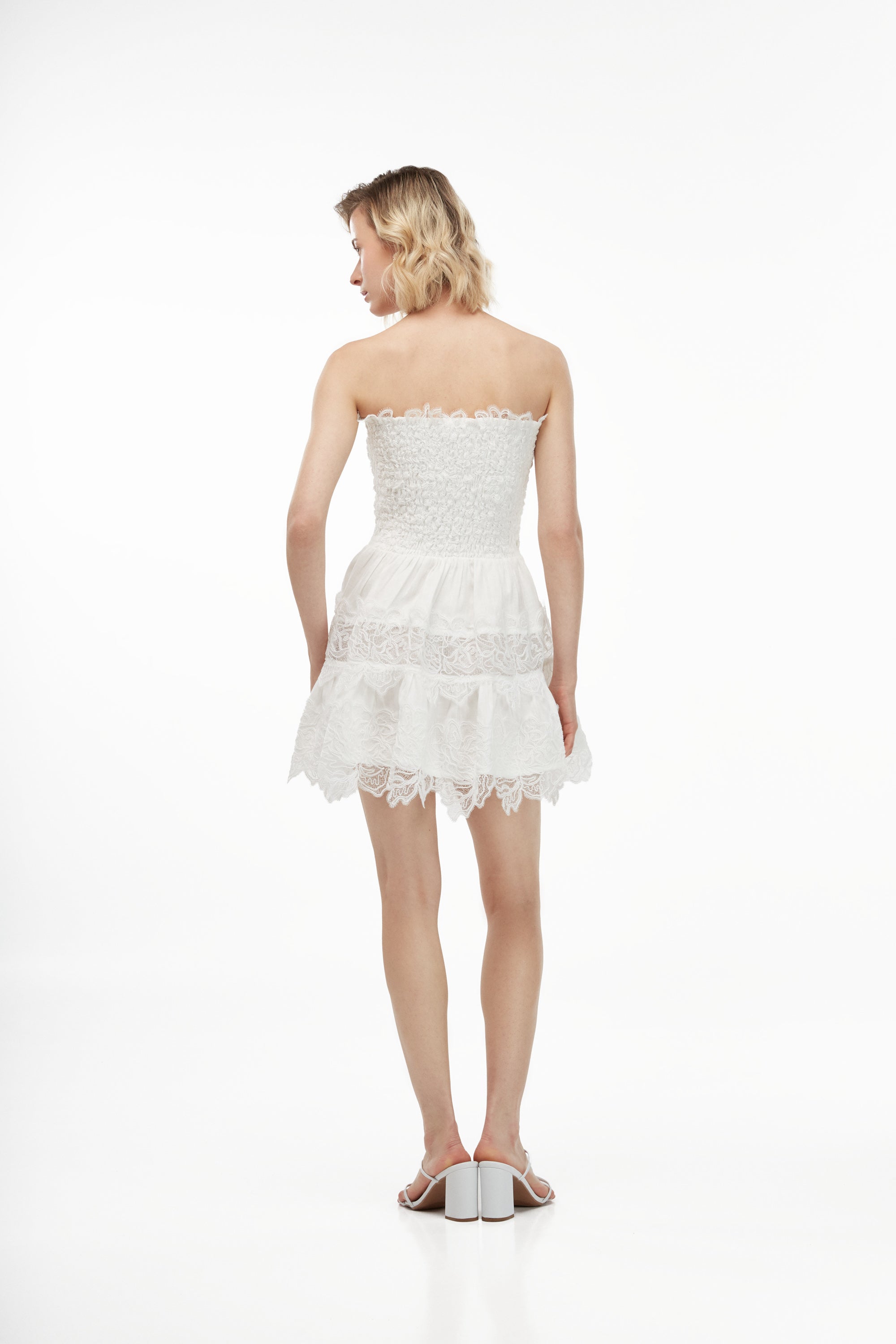 Brisa Mini Dress in White