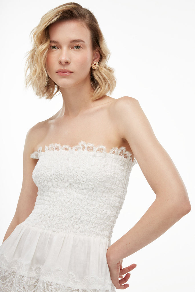 Brisa Mini Dress in White