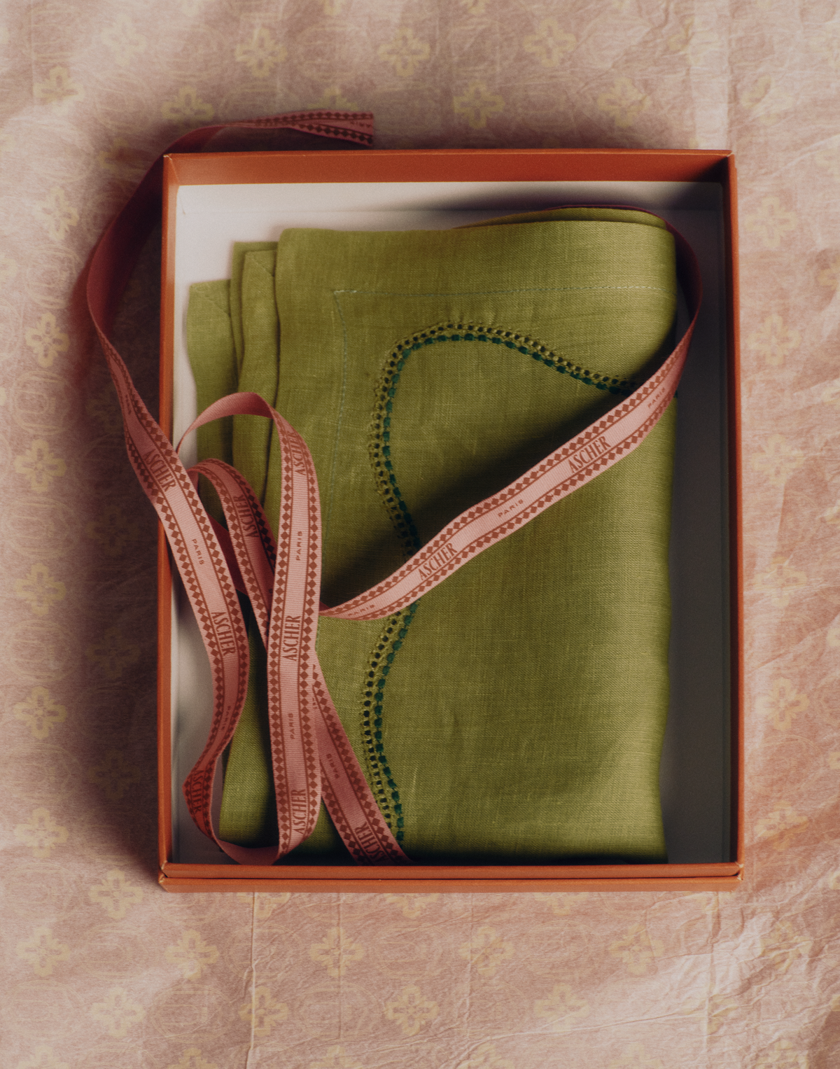 Le Chemin Napkin in Moss