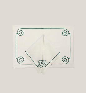 Les Ondes Placemat in Neige