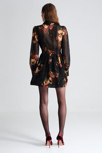Sonnie Dress in Ariana Flora Black