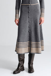 Camden Skirt in Grey Heather