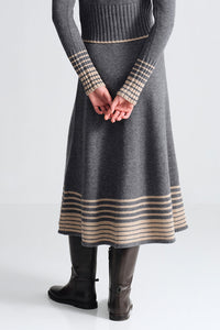 Camden Skirt in Grey Heather