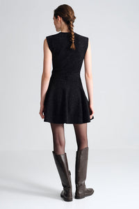 Shay Dress in Black Speckle