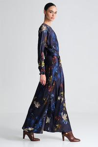 Montgomery Dress in Elysian Flora Navy