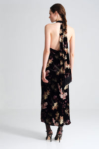 Fara Dress in Elysian Flora Black