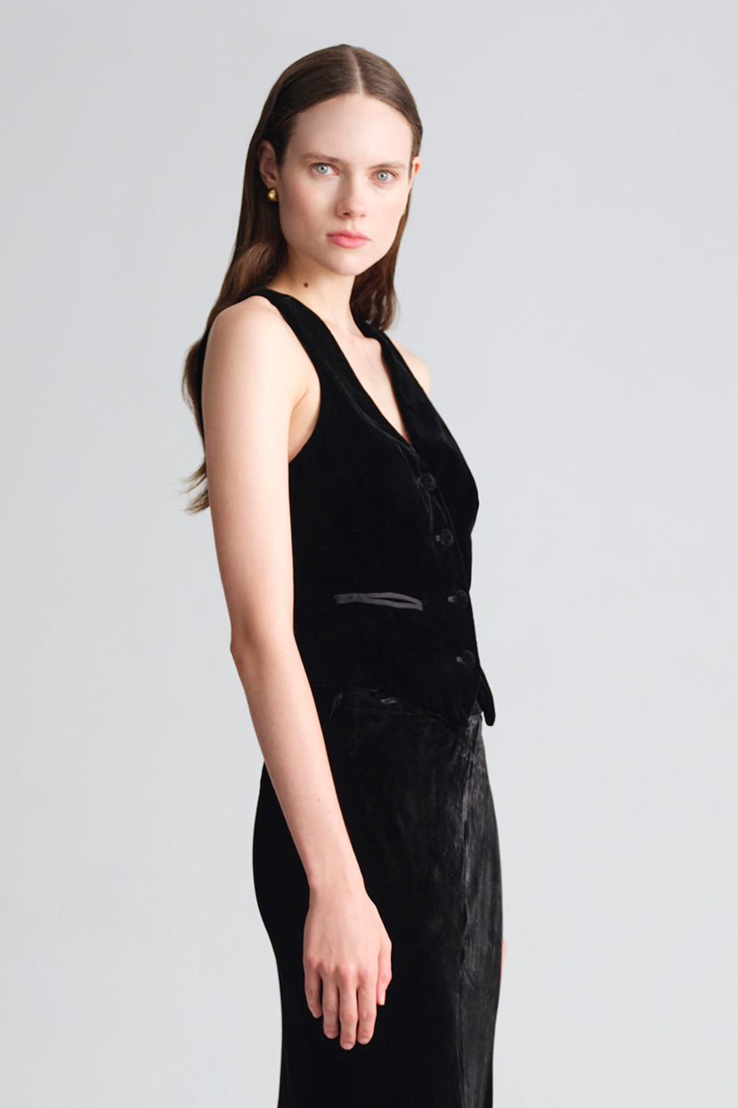 Victor Vest in Black