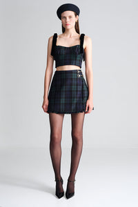 Tira Top in Perth Plaid Blackwatch