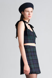 Tira Top in Perth Plaid Blackwatch