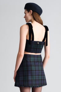 Tira Top in Perth Plaid Blackwatch