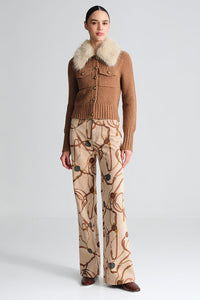 Darren Pants in Equestrian Scarf Ginger