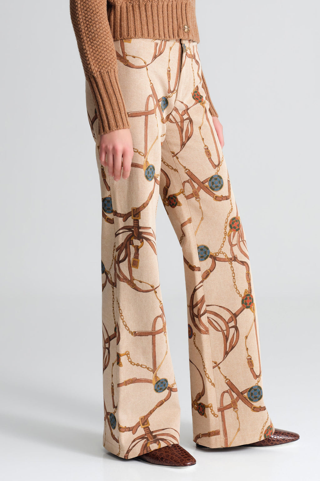 Darren Pants in Equestrian Scarf Ginger