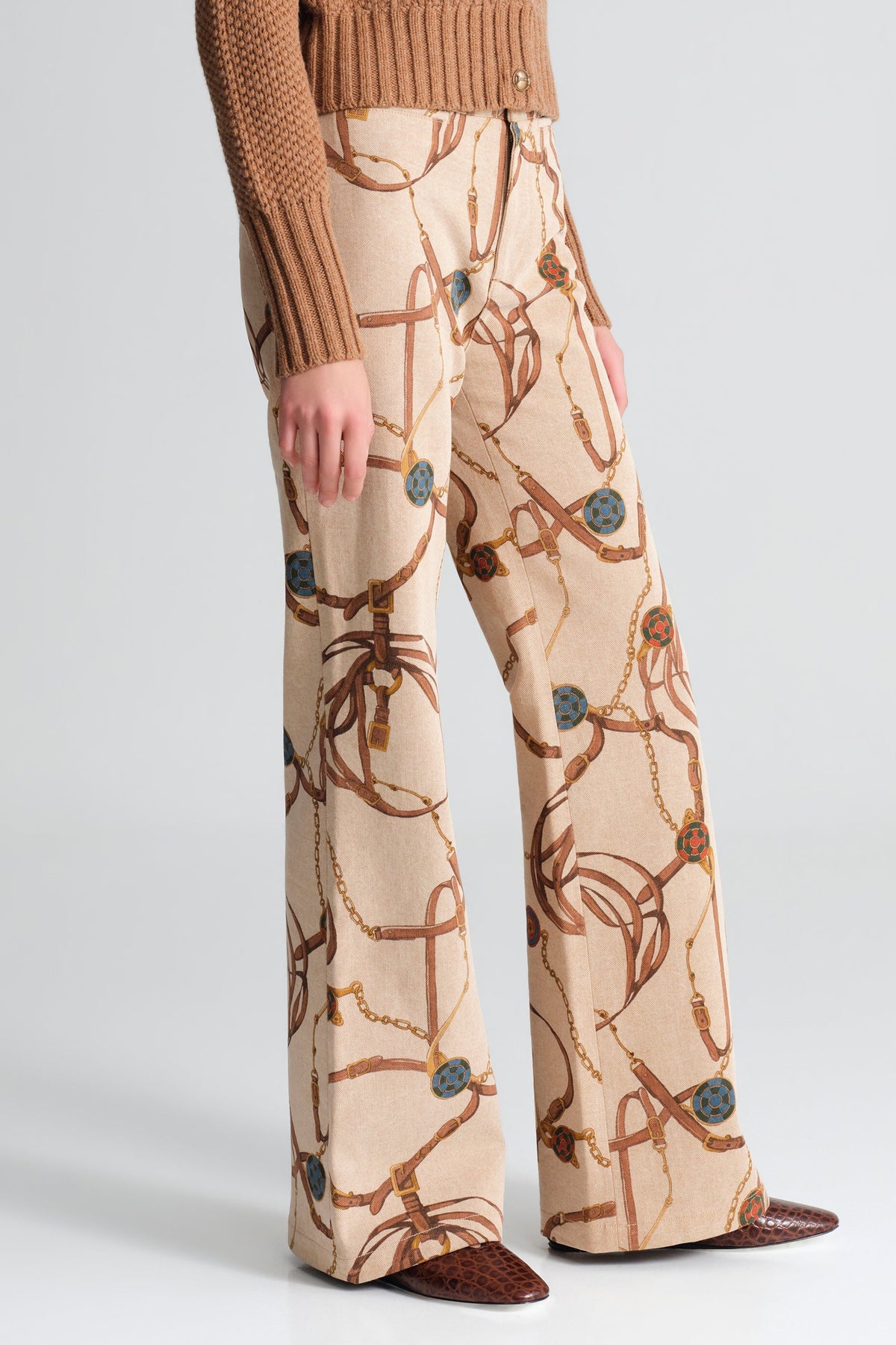Darren Pants in Equestrian Scarf Ginger