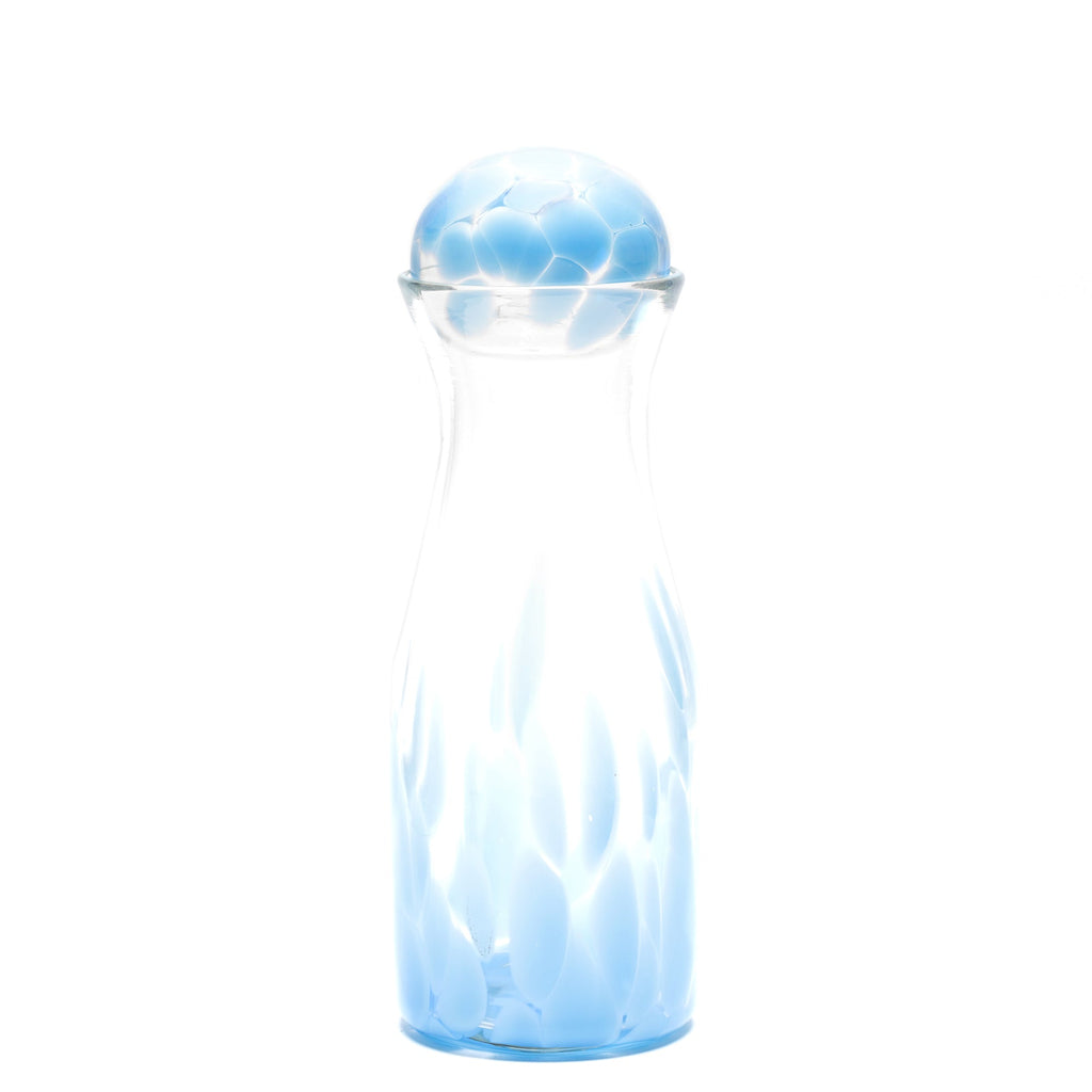Sky Blue/Transparent Spotted Carafe