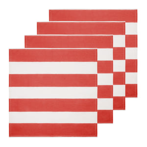 St. Tropez Napkins in Red, Set of 6