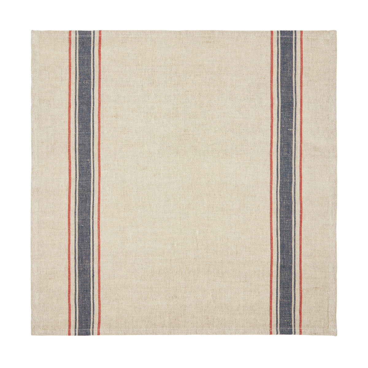 Menton Napkin in Natural & Denim, Set of 4