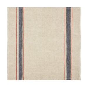 Menton Napkin in Natural & Denim, Set of 4
