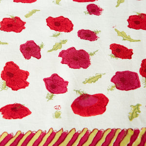 French Tablecloth Poppies