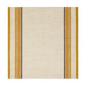 Antibes Napkin in Natural & Mustard, Set of 4