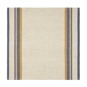 Antibes Napkin in Natural & Blue, Set of 4