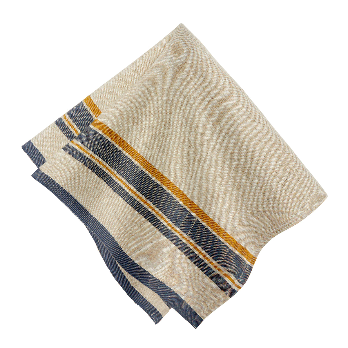 Antibes Napkin in Natural & Blue, Set of 4