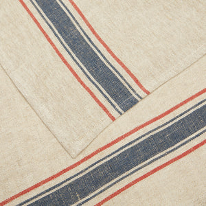Menton Napkin in Natural & Denim, Set of 4