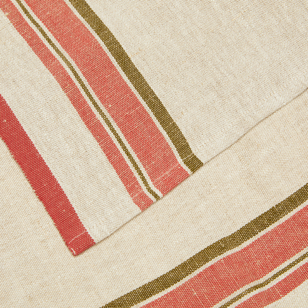 Antibes Napkin in Natural & Sherbert, Set of 4