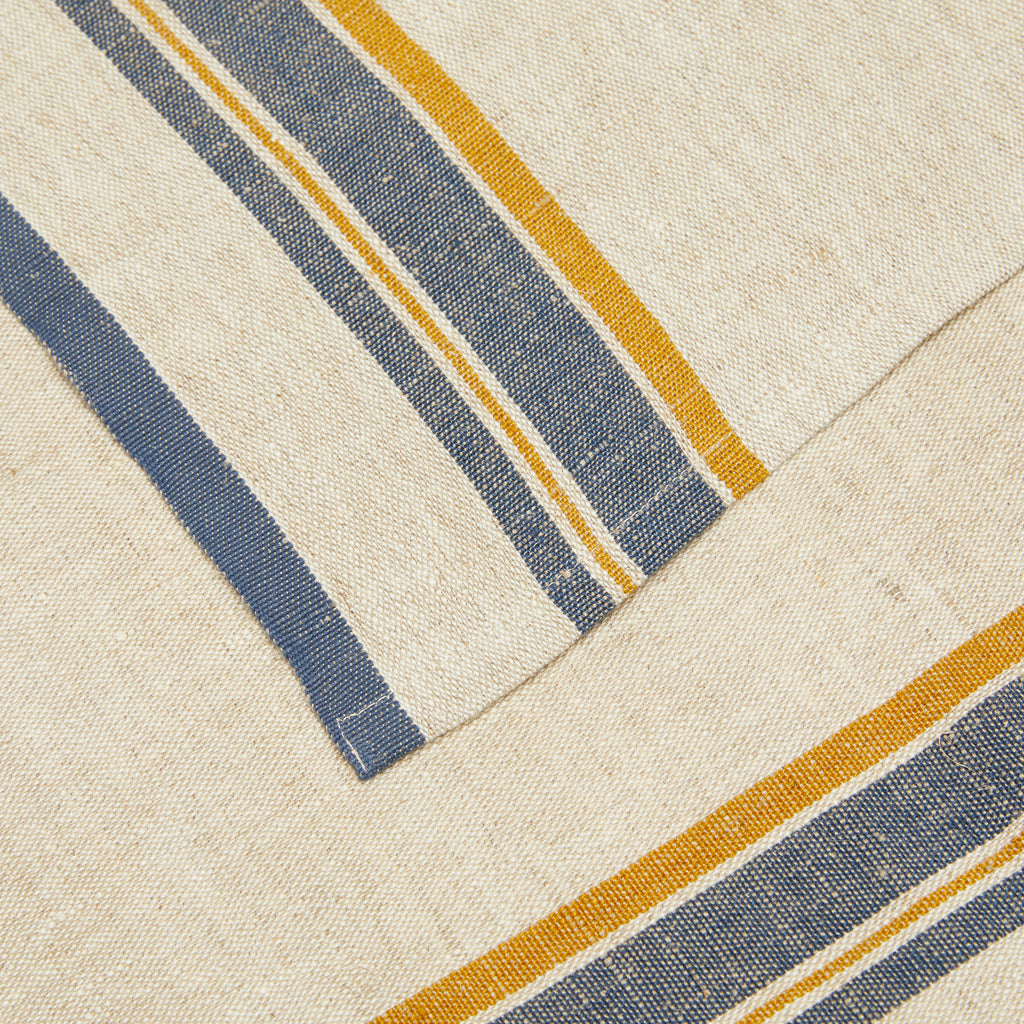 Antibes Napkin in Natural & Blue, Set of 4