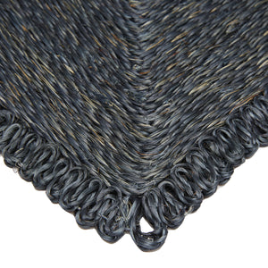 Loopy Square Placemat in Navy, Set of 4