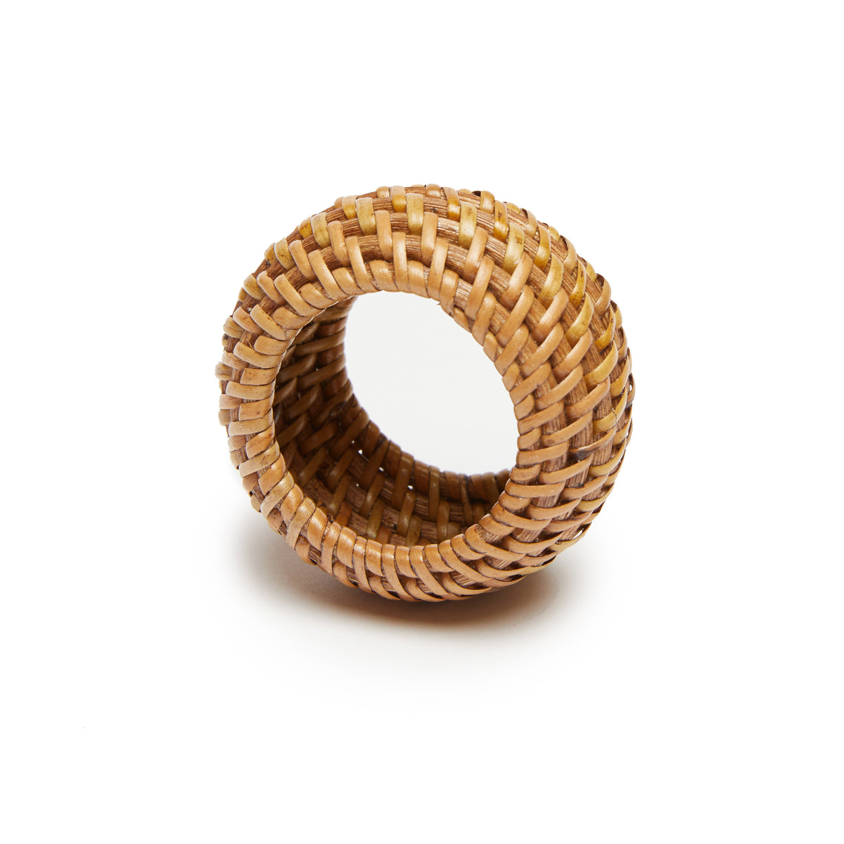 Eclipse Napkin Ring in Natural, Set of 4