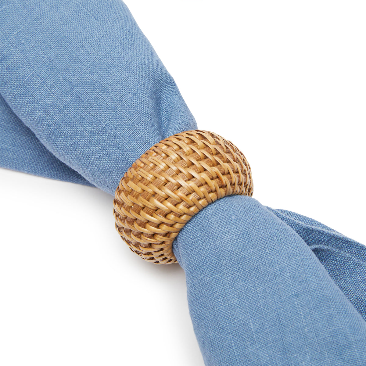 Eclipse Napkin Ring in Natural, Set of 4