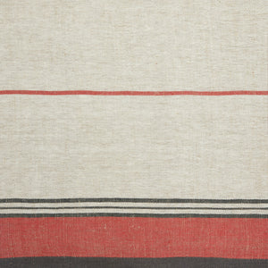 Eze 60x90 Tablecloth in Ivory & Red
