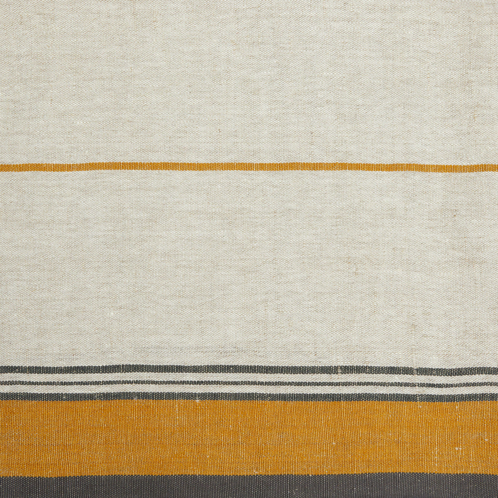 Eze 60x90 Tablecloth in Ivory & Mustard