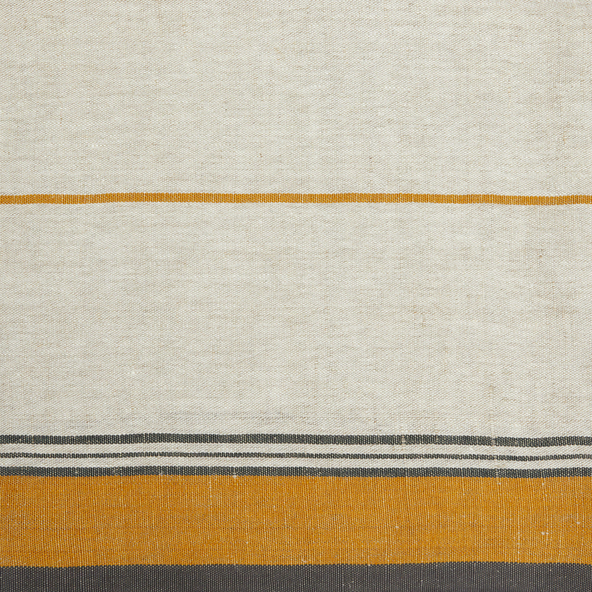 Eze 60x90 Tablecloth in Ivory & Mustard
