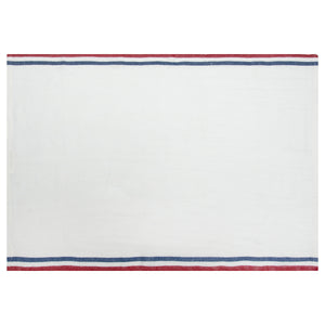 Normandy Tea Towels in Red, White, & Blue Stripes, Set of 2