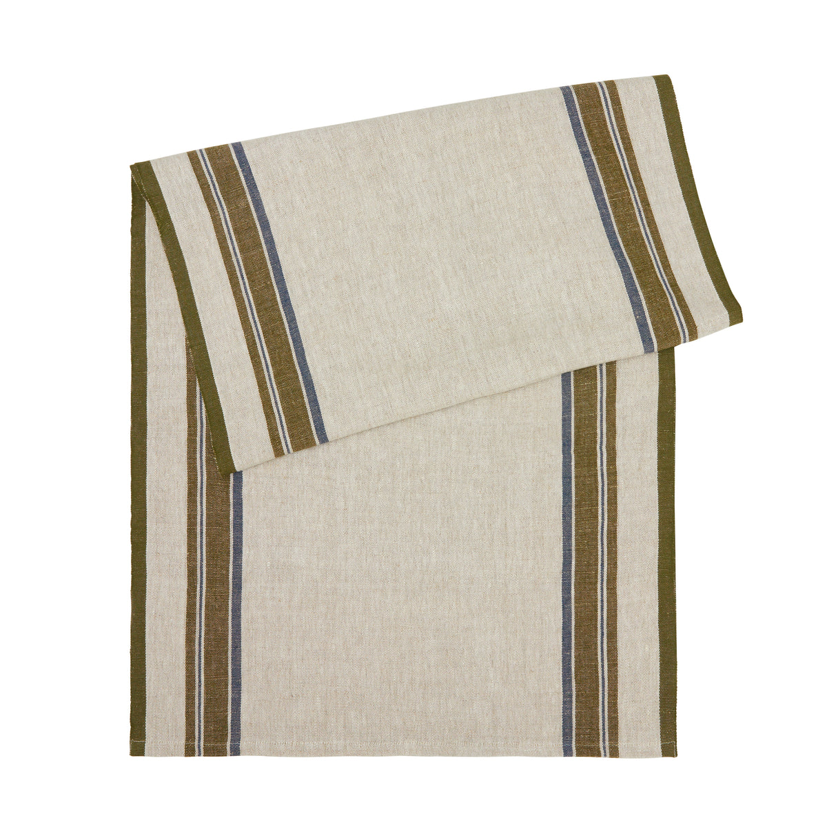 Antibes 20x72 Runner in Natural & Green