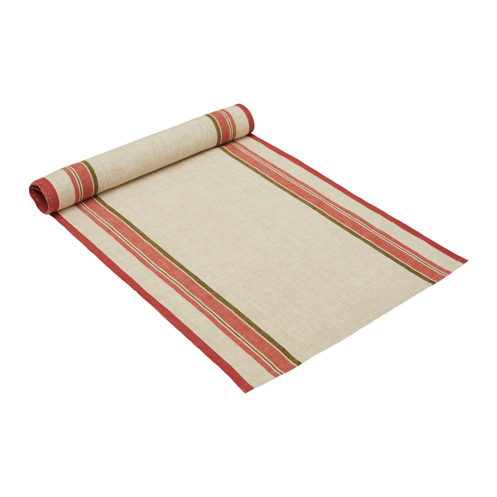 Antibes 20x72 Runner in Natural & Sherbert