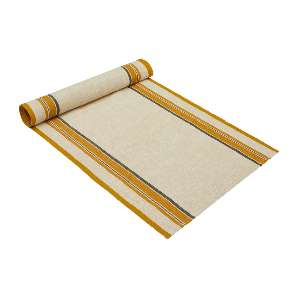 Antibes 20x72 Runner in Natural & Mustard