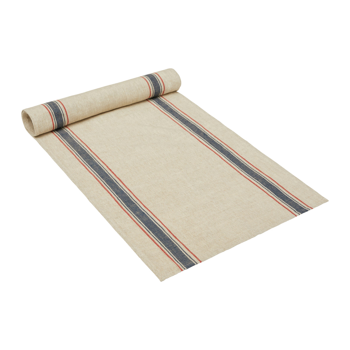 Menton 20x72 Runner in Natural & Denim